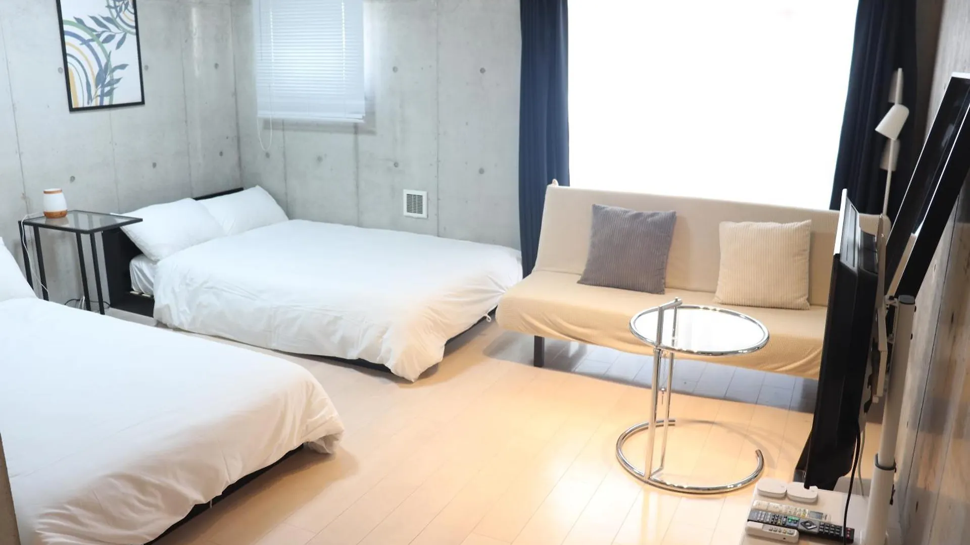 今宮駅徒歩2分大国町駅5分 難波道頓堀も徒歩圏内401 ホテルリネン使用 Osaka Apartment
